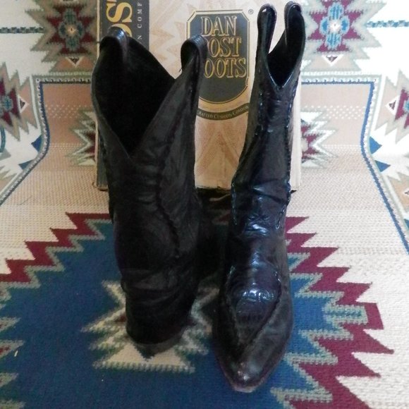 Men's Dan Post Black boots 8.5 - Picture 2 of 6